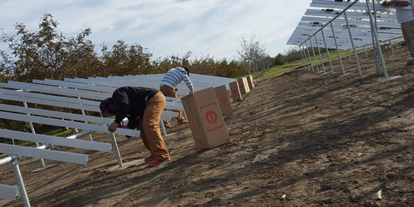 Ground mounted solar for commercial
