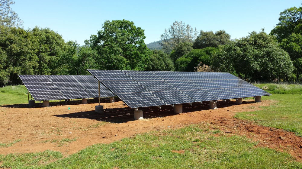 Solar Panels Installed, Ground Mounting Solar Panels Installed, Ground Mounting